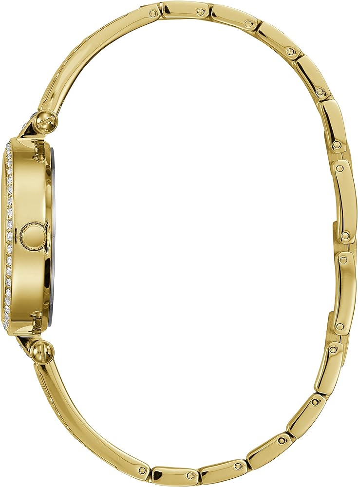  Shop Authentic Guess Muse Crystals White Dial Rose Gold Steel Strap Watch For Women - W1008L2 - Luxxuri
