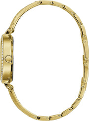  Shop Authentic Guess Muse Crystals White Dial Rose Gold Steel Strap Watch For Women - W1008L2 - Luxxuri