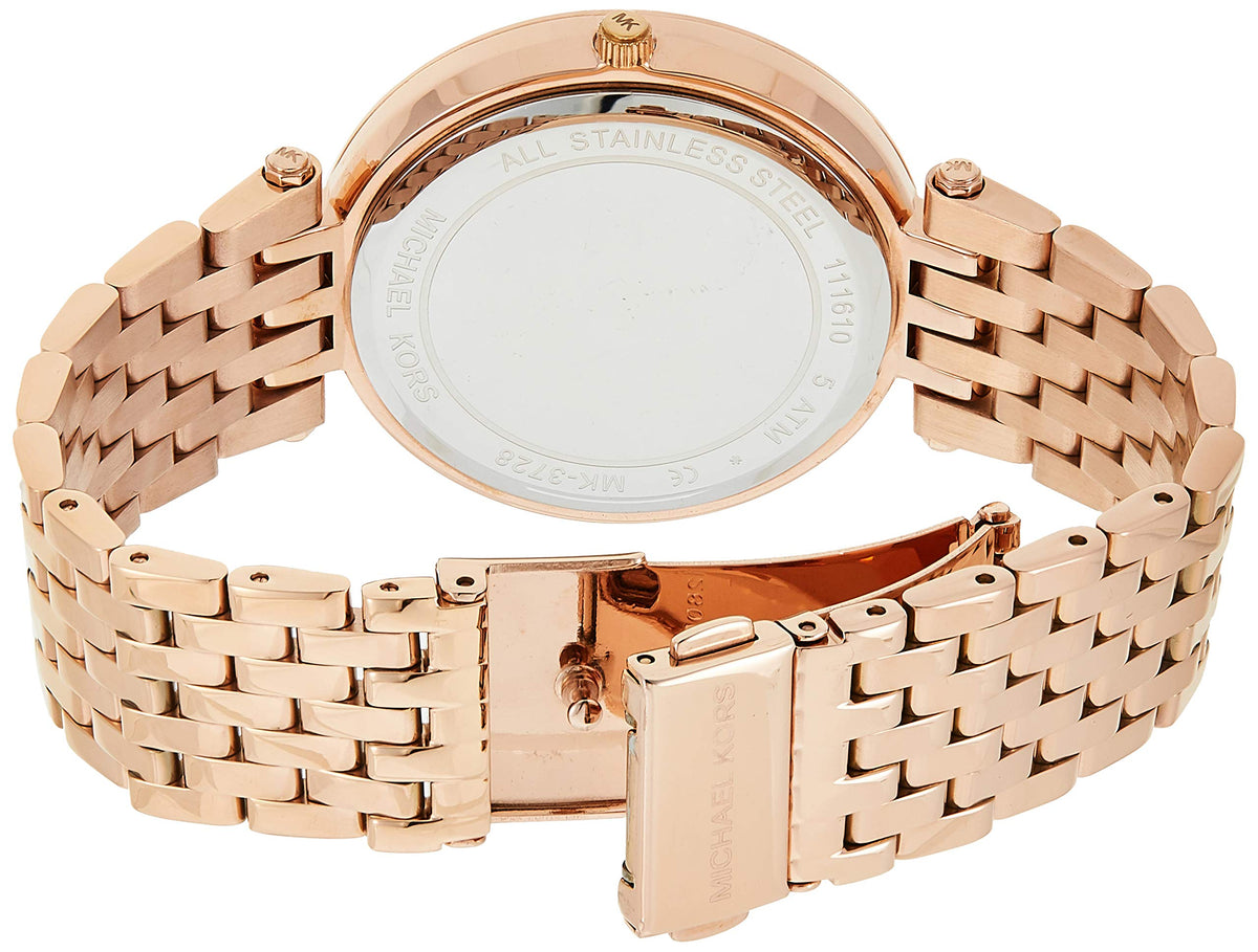  Shop Authentic Michael Kors Darci Blue Dial Rose Gold Steel Strap Watch for Women - MK3728 - Luxxuri