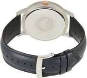  Shop Authentic Emporio Armani Renato Analog Blue Dial Blue Leather Strap Watch For Men - AR11188 - Luxxuri