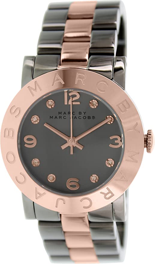  Shop Authentic Marc Jacobs Amy Grey Dial Two Tone Steel Strap Watch for Women - MBM8597 - Luxxuri
