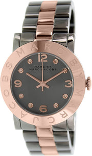  Shop Authentic Marc Jacobs Amy Grey Dial Two Tone Steel Strap Watch for Women - MBM8597 - Luxxuri