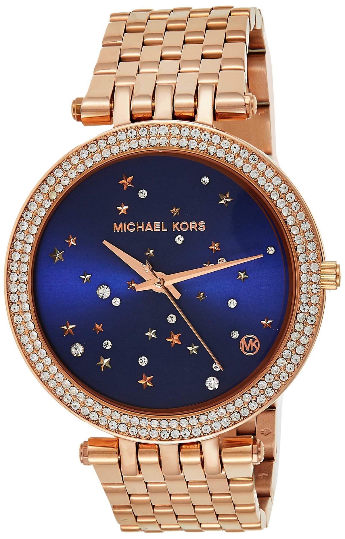  Shop Authentic Michael Kors Darci Blue Dial Rose Gold Steel Strap Watch for Women - MK3728 - Luxxuri