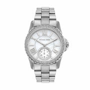  Shop Authentic Michael Kors Everest Three hand Silver Dial Silver Steel Strap Watch For Women - MK7403 - Luxxuri