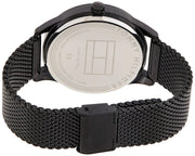  Shop Authentic Tommy Hilfiger Damon Quartz Black Dial Black Mesh Bracelet Watch for Men - 1791420 - Luxxuri