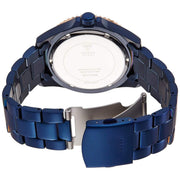  Shop Authentic Guess Flagship Chronograph Blue Dial Blue Steel Strap Watch for Men - W0601G2 - Luxxuri