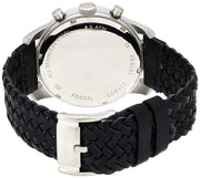  Shop Authentic Fossil Pilot 54 Chronograph Black Dial Black Leather Strap Watch for Men - FS5181 - Luxxuri