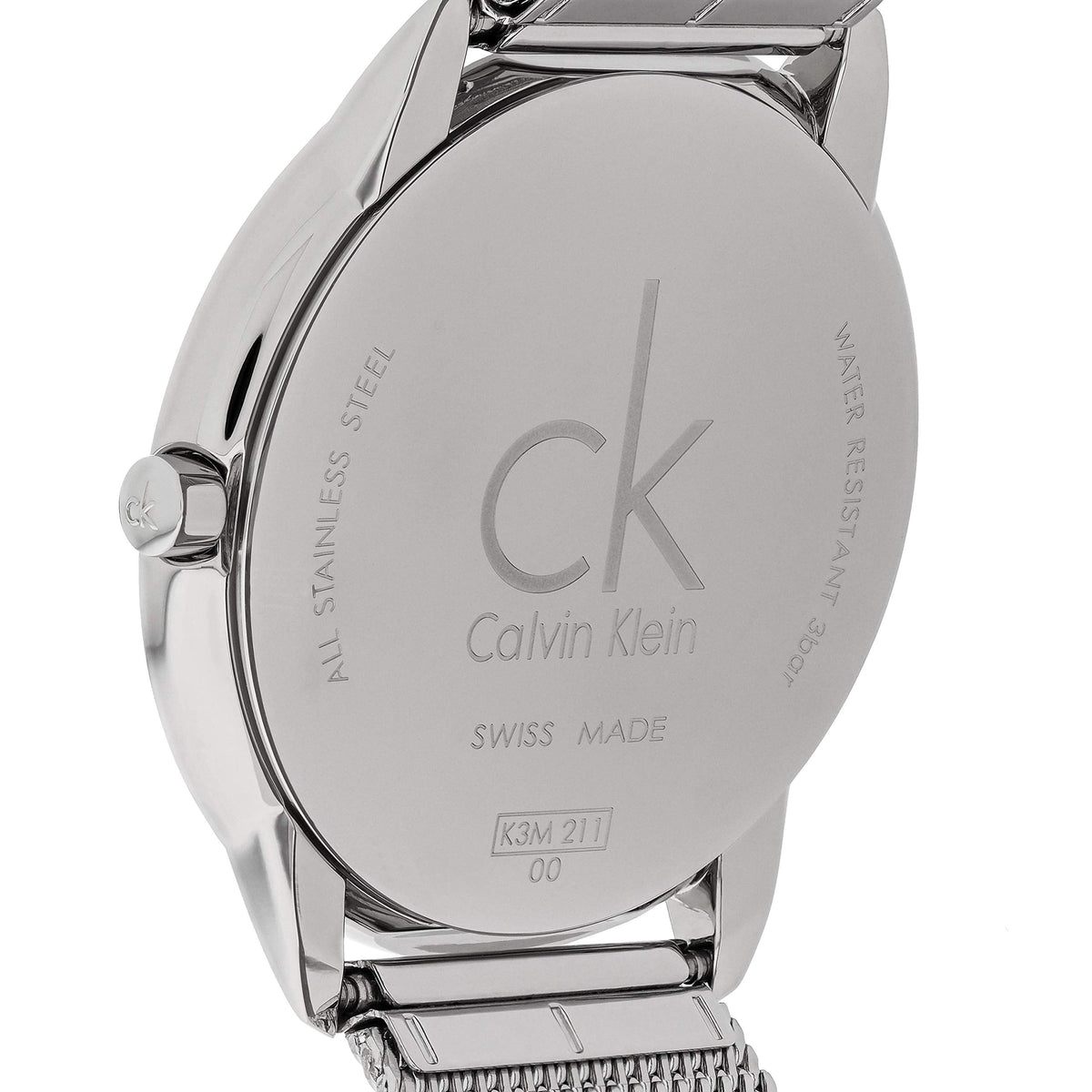  Shop Authentic Calvin Klein Minimal Blue Dial Silver Mesh Bracelet Watch for Men - K3M2112N - Luxxuri