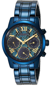  Shop Authentic Guess Sunrise Multifunction Blue Dial Blue Steel Strap Watch for Women - W0448L10 - Luxxuri