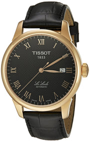  Shop Authentic Tissot T Classic Le Locle Automatic Black Dial Black Leather Strap Watch For Men - T41.5.423.53 - Luxxuri