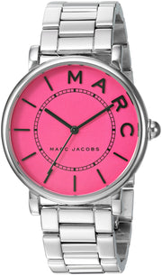  Shop Authentic Marc Jacobs Roxy Pink Dial Silver Steel Strap Watch for Women - MJ3528 - Luxxuri