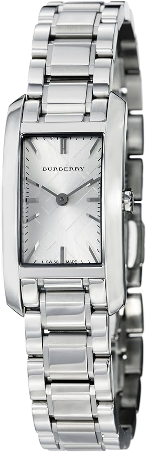  Shop Authentic Burberry Heritage Silver Dial Silver Steel Strap Watch For Women - BU9500 - Luxxuri