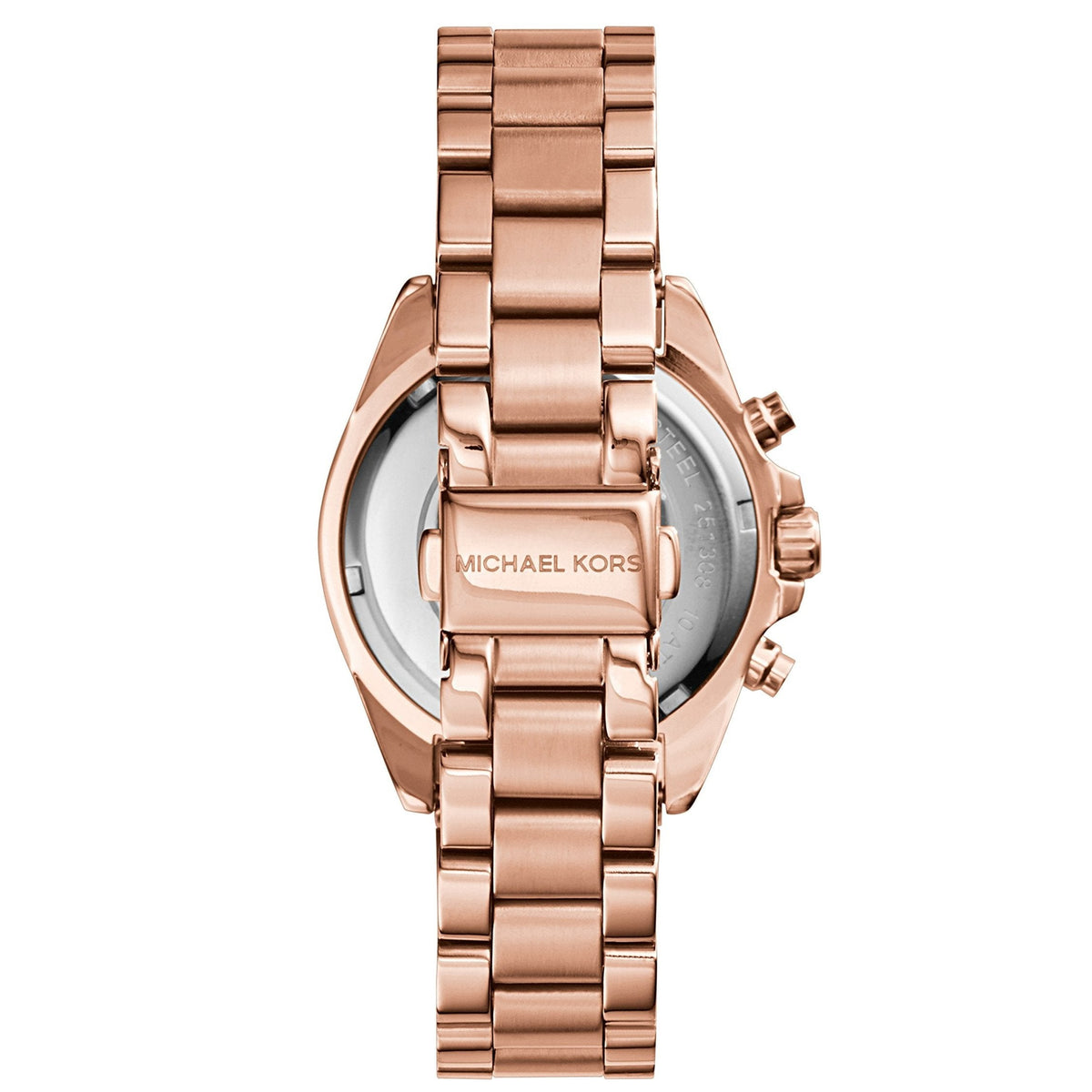 Shop Authentic Michael Kors Bradshaw Chronograph Rose Gold Dial Rose Gold Steel Strap Watch for Women - MK5799 - Luxxuri