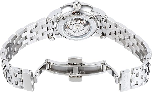  Shop Authentic Mido Baroncelli III Automatic Silver Dial Silver Steel Strap Watch For Women - M7600.4.21.1 - Luxxuri
