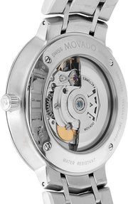  Shop Authentic Movado 1881 Automatic Black Dial Silver Steel Strap Watch for Men - 606914 - Luxxuri