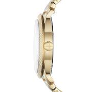  Shop Authentic Fossil Machine Gold Dial Gold Steel Strap Watch for Men - FS5264 - Luxxuri