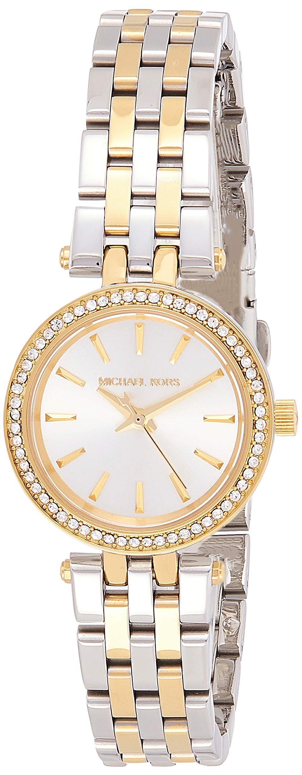 Shop Authentic Michael Kors Darci White Dial Two Tone Steel Strap Watch for Women - MK3323 - Luxxuri