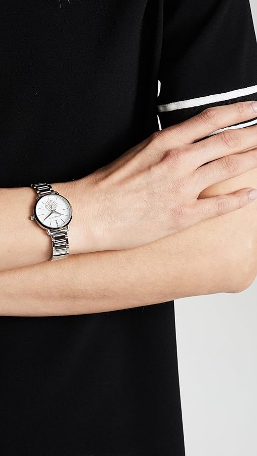  Shop Authentic Michael Kors Portia Quartz Silver Dial Silver Steel Strap Watch For Women - MK3837 - Luxxuri