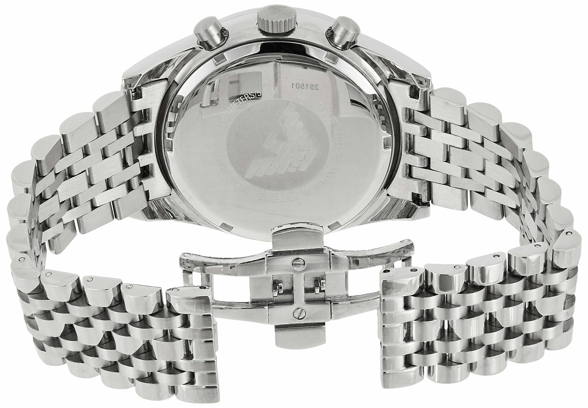  Shop Authentic Emporio Armani Sportivo Chronograph Blue Stainless Steel Watch For Men - AR6072 - Luxxuri