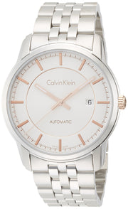  Shop Authentic Calvin Klein Infinity Silver Dial Silver Steel Strap Watch for Men - K5S34B46 - Luxxuri