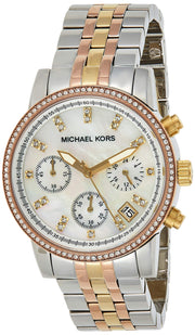  Shop Authentic Michael Kors Ritz White Dial Two Tone Steel Strap Watch for Women - MK5650 - Luxxuri