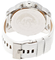  Shop Authentic Diesel Badass Chronograph White Dial White Leather Strap Watch For Men - DZ7265 - Luxxuri