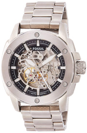  Shop Authentic Fossil Modern Machine Automatic Silver Dial Silver Steel Strap Watch for Men - ME3081 - Luxxuri