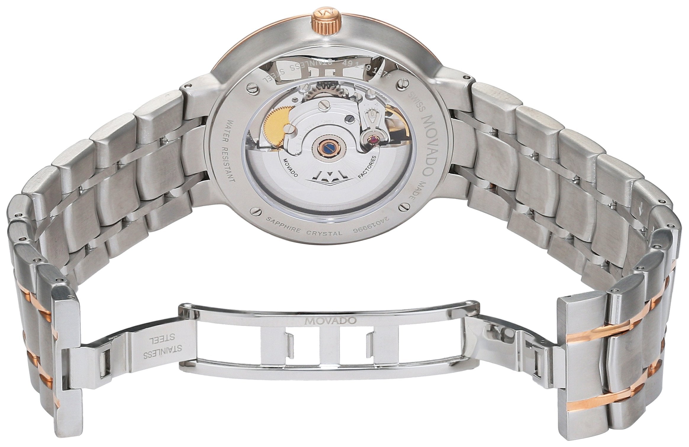  Shop Authentic Movado 1881 Automatic Silver Dial Two Tone Steel Strap Watch For Men - 607063 - Luxxuri
