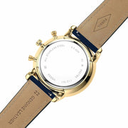  Shop Authentic Fossil Neutra Chronograph Blue Dial Blue Leather Strap Watch for Men - FS5790 - Luxxuri