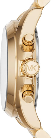  Shop Authentic Michael Kors Bradshaw Chronograph White Dial Gold Steel Strap Watch For Women - MK6266 - Luxxuri