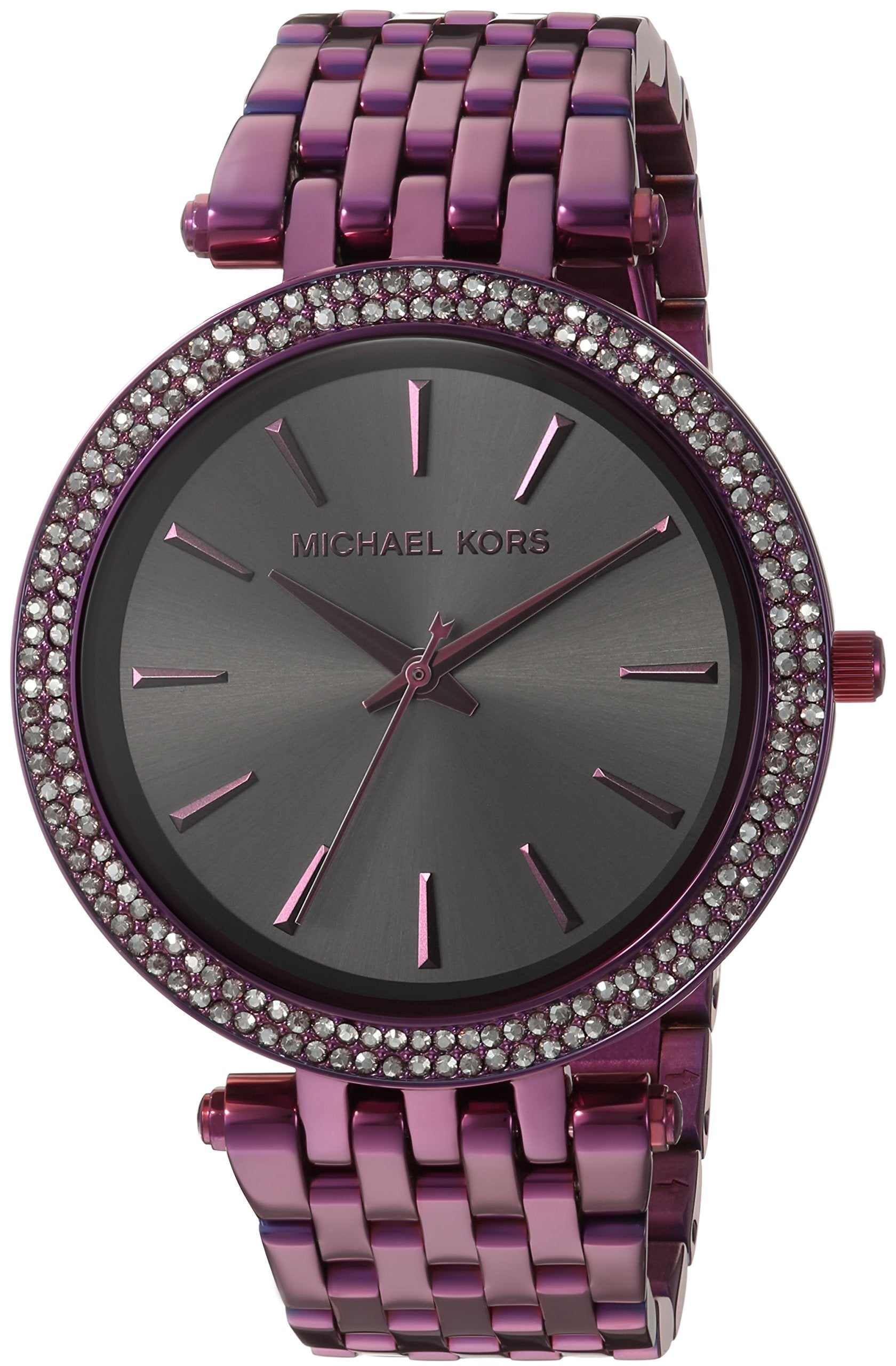  Shop Authentic Michael Kors Darci Black Dial Purple Steel Strap Watch for Women - MK3554 - Luxxuri