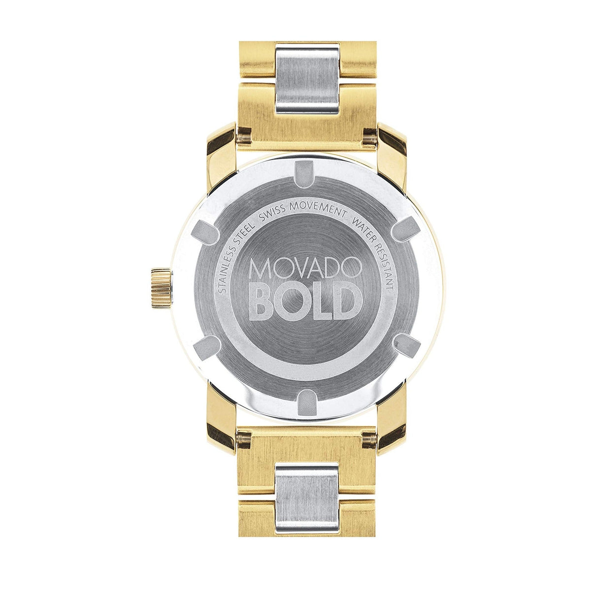  Shop Authentic Movado Bold Silver Dial Two Tone Steel Strap Watch for Women - 3600129 - Luxxuri