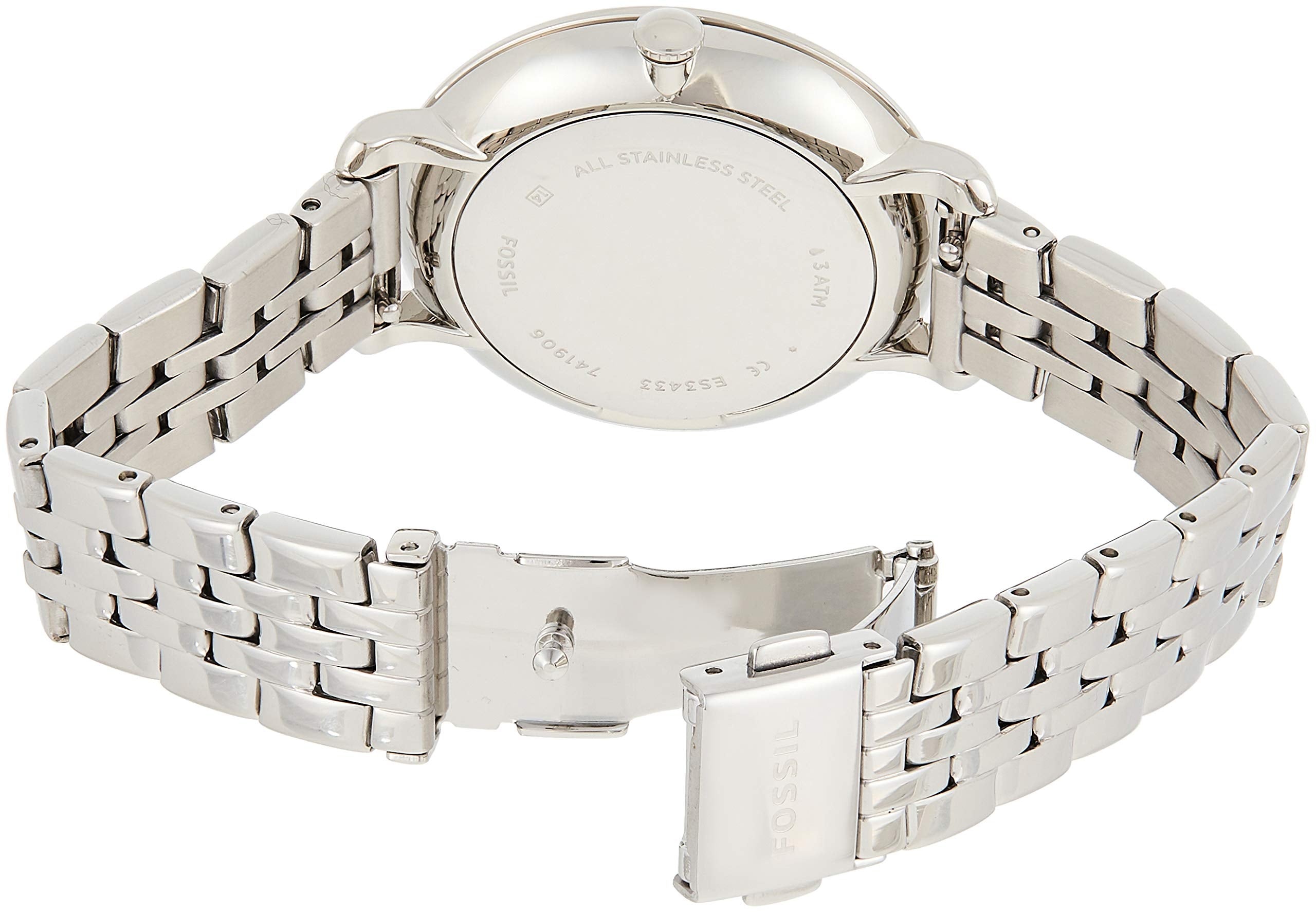  Shop Authentic Fossil Jacqueline White Dial Silver Steel Strap Watch for Women - ES3433 - Luxxuri