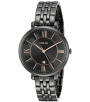  Shop Authentic Fossil Jacqueline Black Dial Black Mesh Bracelet Watch for Women - ES3614 - Luxxuri