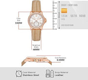  Shop Authentic Michael Kors Mini Everest Crystals White Dial Brown Leather Strap Watch for Women - MK4719 - Luxxuri