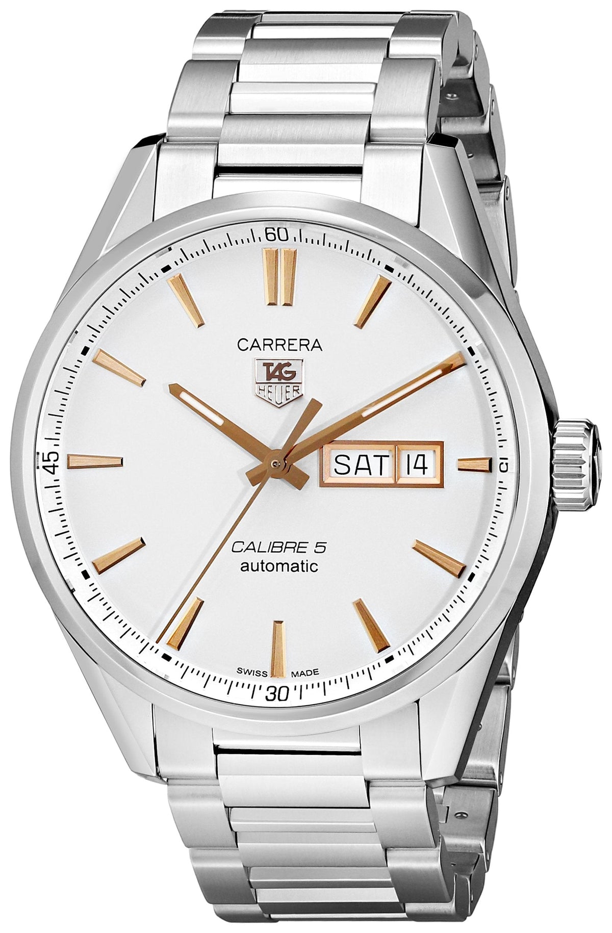  Shop Authentic Tag Heuer Carrera White Dial Watch for Men - WAR201D.BA0723 - Luxxuri