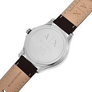  Shop Authentic Armani Exchange Whitman Silver Dial Brown Leather Strap Watch For Men - AX2100 - Luxxuri