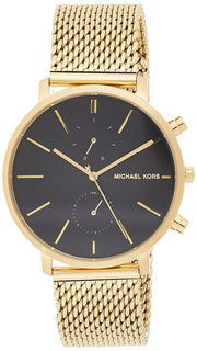  Shop Authentic Michael Kors Jaryn Black Dial Gold Steel Strap Watch for Men - MK8503 - Luxxuri