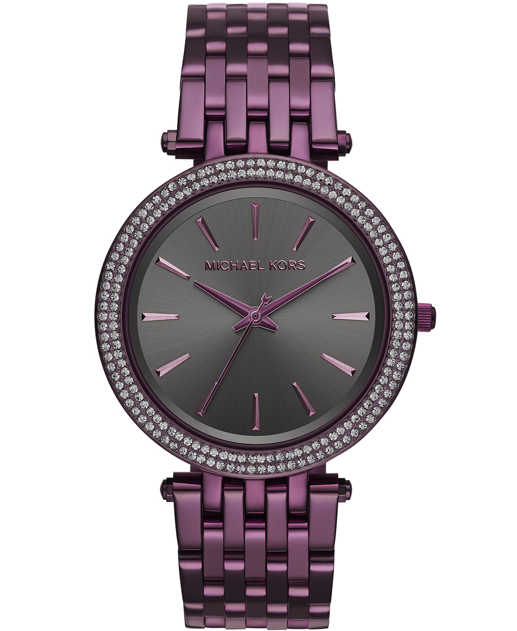  Shop Authentic Michael Kors Darci Black Dial Purple Steel Strap Watch for Women - MK3554 - Luxxuri