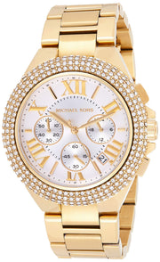  Shop Authentic Michael Kors Camille Silver Diamonds Dial Gold Steel Strap Watch for Women - MK5756 - Luxxuri