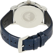  Shop Authentic Emporio Armani Dress Quartz Blue Dial Blue Leather Strap Watch For Men - AR2501 - Luxxuri
