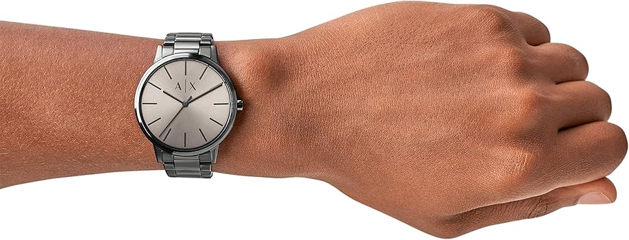  Shop Authentic Armani Exchange Cayde Analog Grey Dial Grey Steel Strap Watch For Men  - AX2722 - Luxxuri