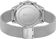  Shop Authentic Hugo Boss Associate Black Dial Silver Mesh Bracelet Watch for Men - 1513805 - Luxxuri
