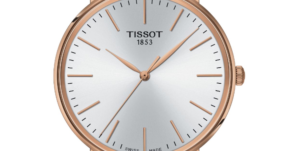  Shop Authentic Tissot Everytime Gent Silver Dial Brown Leather Strap Watch for Men - T143.410.36.011.00 - Luxxuri