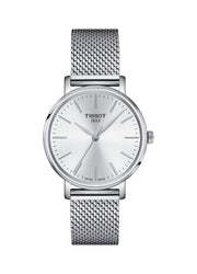  Shop Authentic Tissot Everytime Lady Silver Dial Silver Mesh Bracelet Watch for Women - T143.210.11.011.00 - Luxxuri