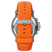  Shop Authentic Michael Kors Dylan Chronograph Grey Dial Orange Rubber Strap Watch for Men - MK8296 - Luxxuri