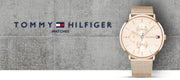  Shop Authentic Tommy Hilfiger Jenna Quartz Rose Gold Dial Rose Gold Mesh Bracelet Watch For Women - 1781944 - Luxxuri
