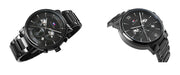  Shop Authentic Tommy Hilfiger Evan Chronograph Quartz Black Dial Black Steel Strap Watch For Men - 1710410 - Luxxuri