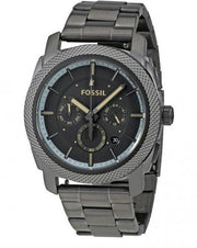  Shop Authentic Fossil Machine Chronograph Grey Dial Grey Steel Strap Watch for Men - FS5172 - Luxxuri