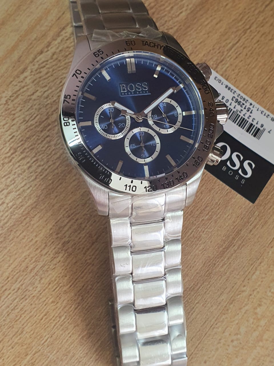  Shop Authentic Hugo Boss Ikon Blue Dial Silver Steel Strap Watch for Men - 1512963 - Luxxuri